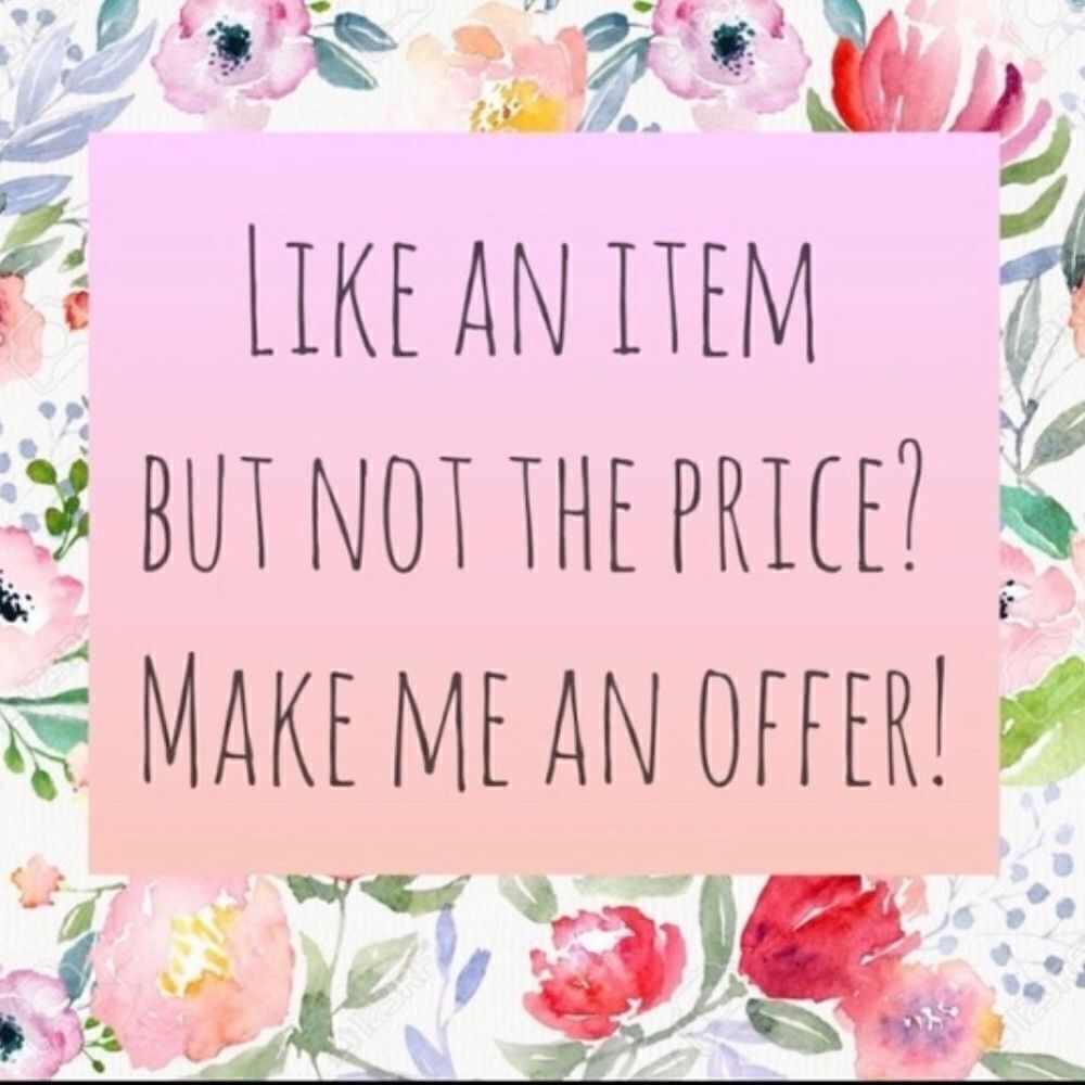 Accepting all reasonable offers 🌸